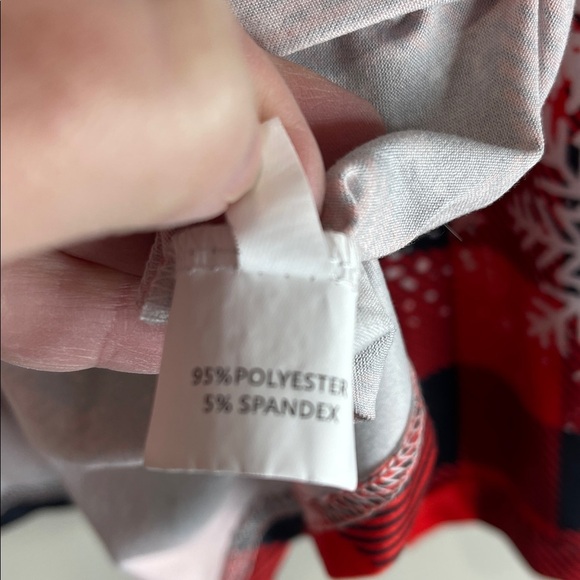 Amazon Snowman Graphic Baby It’s Cold Outside Top Red Black Buffalo Check 3X - Picture 8 of 12